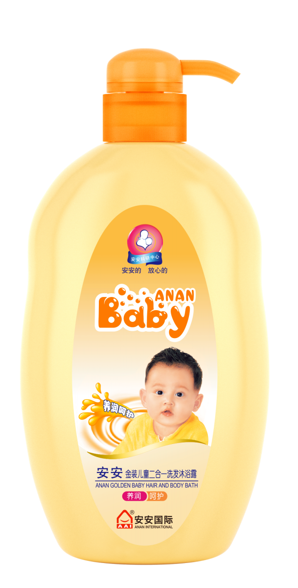 豪门国际金装儿童二合一洗发沐浴露 养润呵护