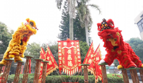 龙腾狮跃，，，，，，，共铸绚烂未来！